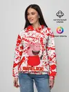 Женское худи / Roblox piggy/Свинка Пигги.