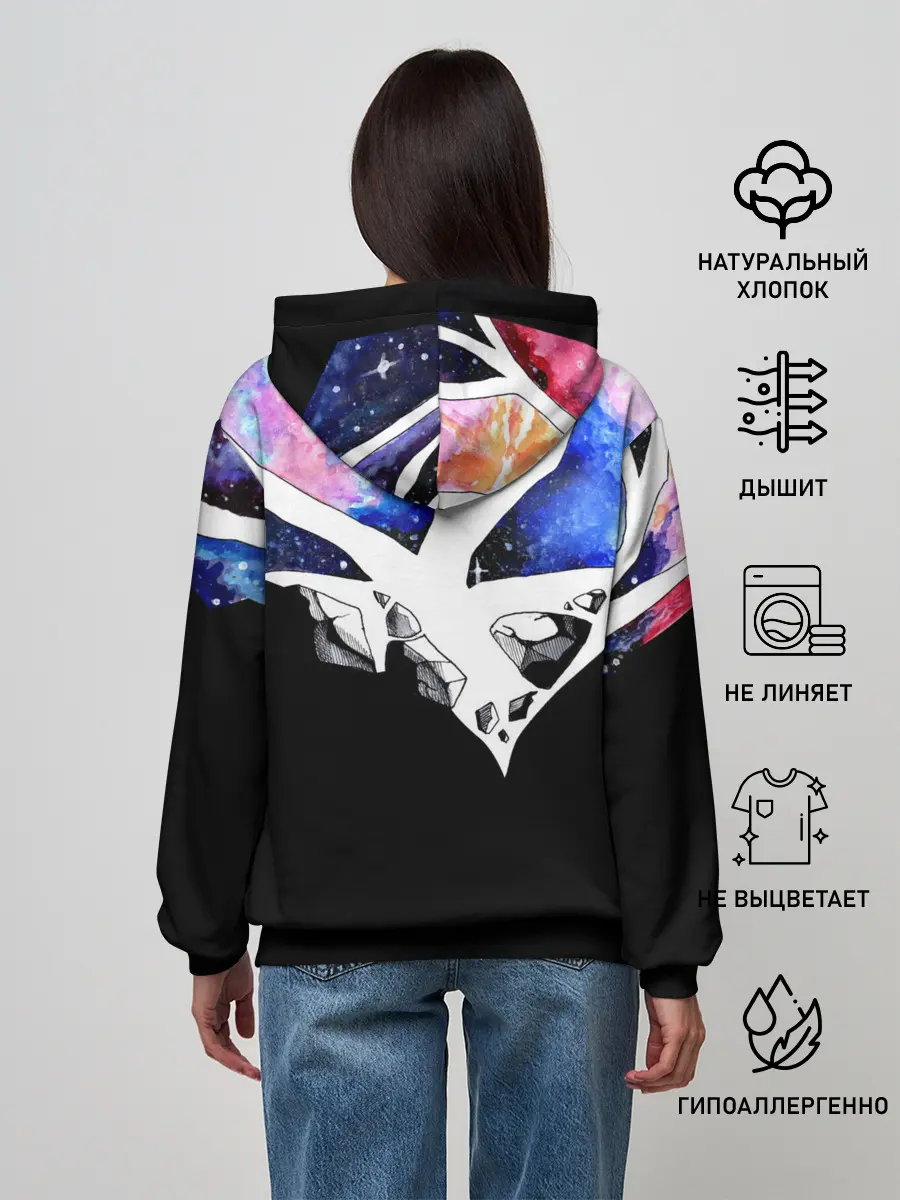 Женское худи / Звёздные сердца