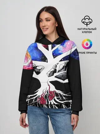 Женское худи / Звёздные сердца