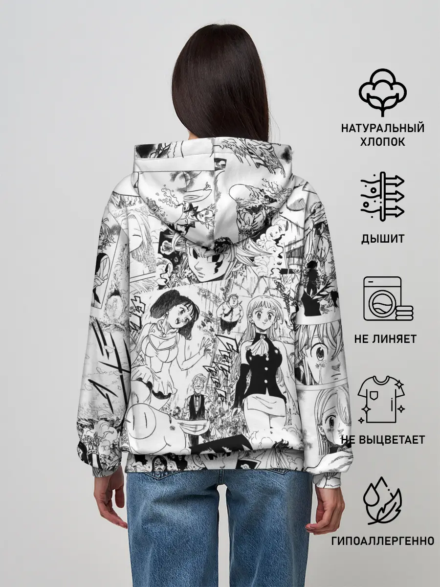 Женское худи / Семь смертных грехов, манга