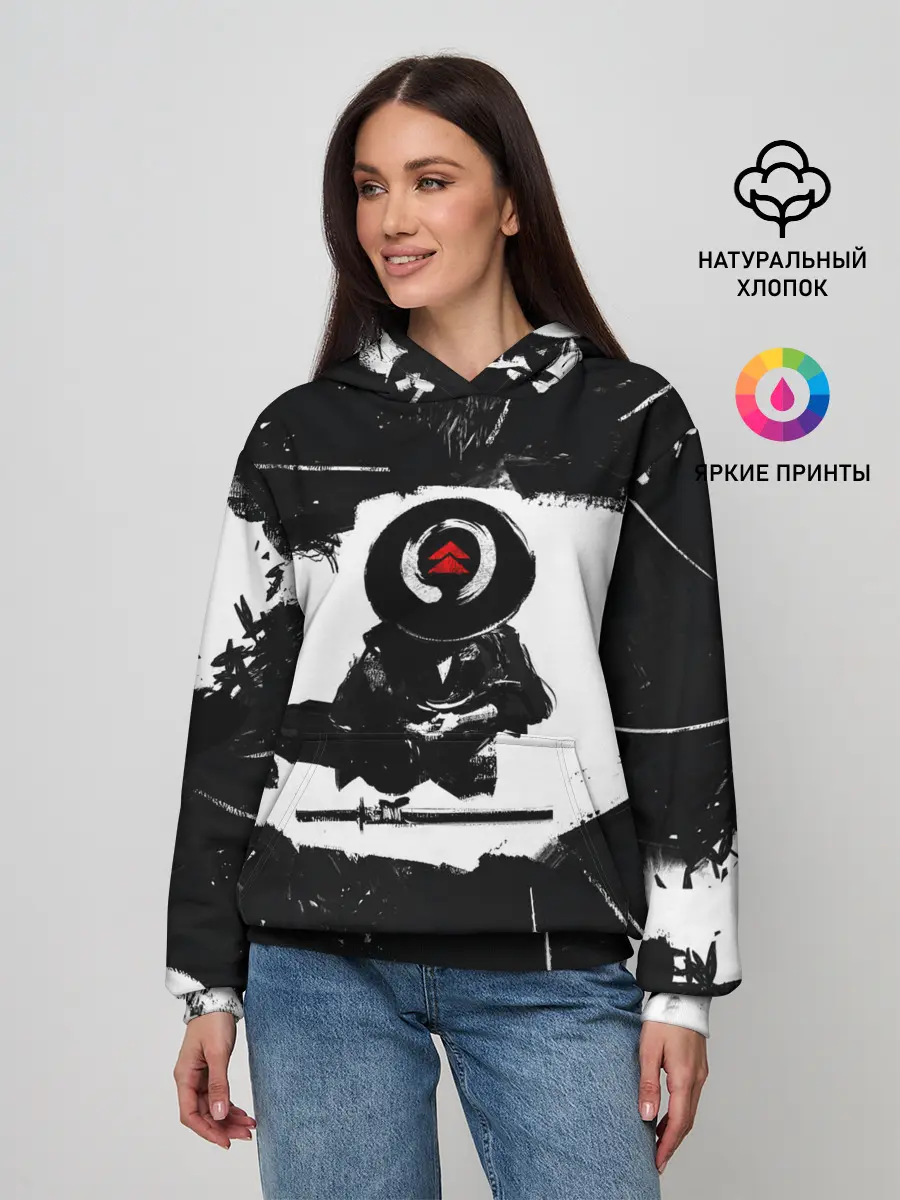 Женское худи / Ghost of Tsushim | Призрак Цусимы