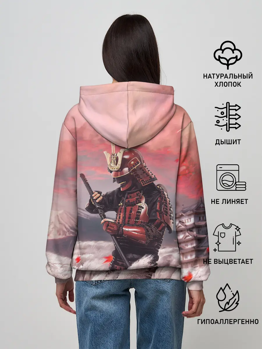 Женское худи / Ghost of Tsushim | Призрак Цусимы