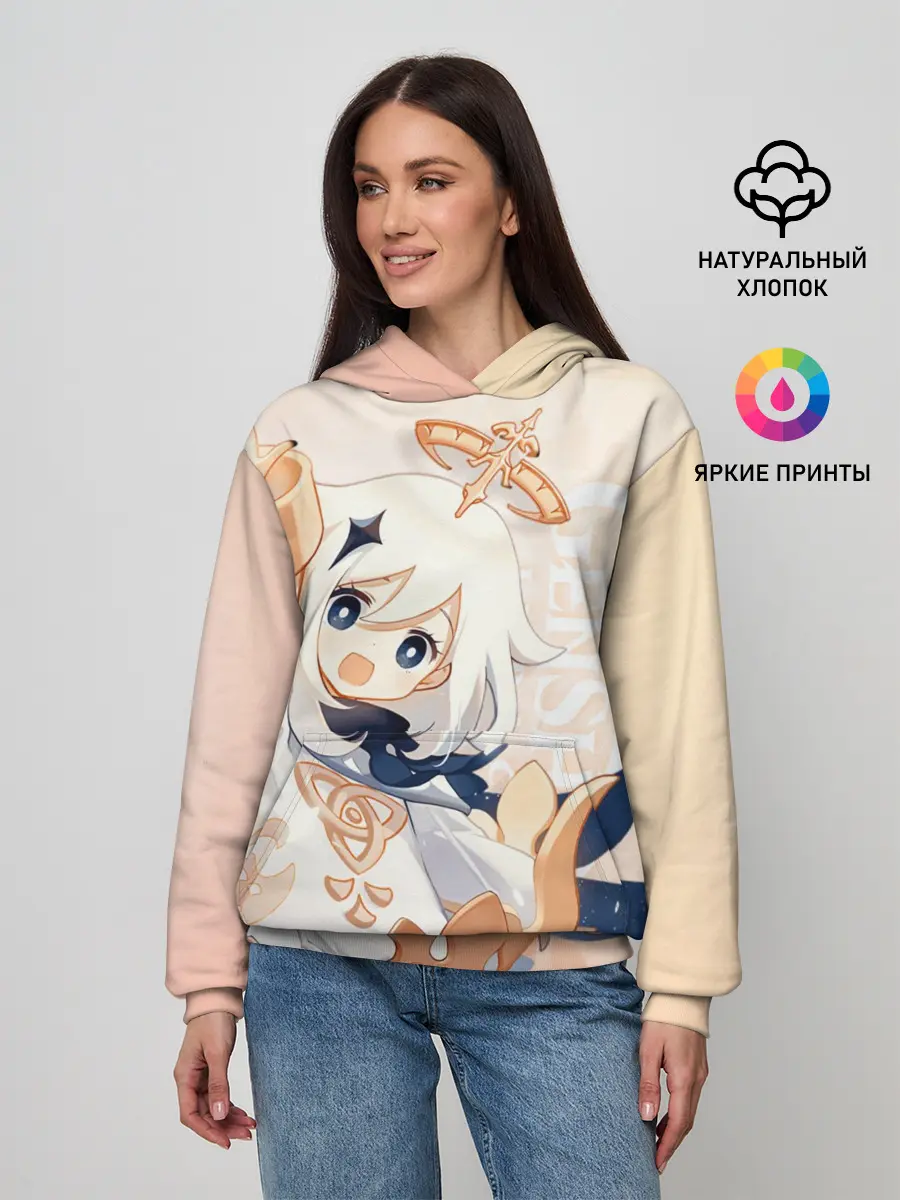 Женское худи / Genshin Impact, Паймон