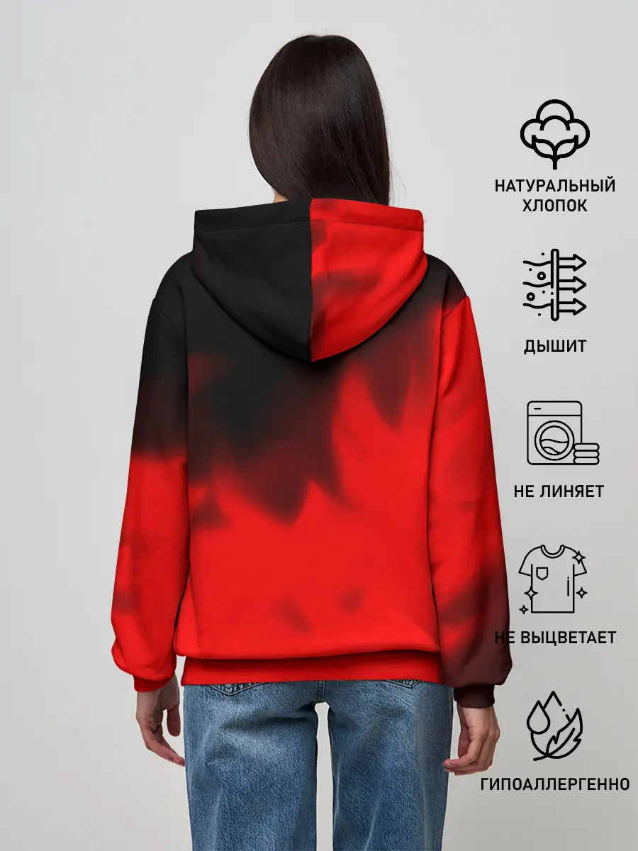 Женское худи / Поймет Только Русский - Огонь