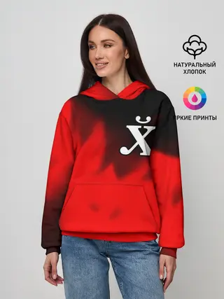 Женское худи / Поймет Только Русский - Огонь