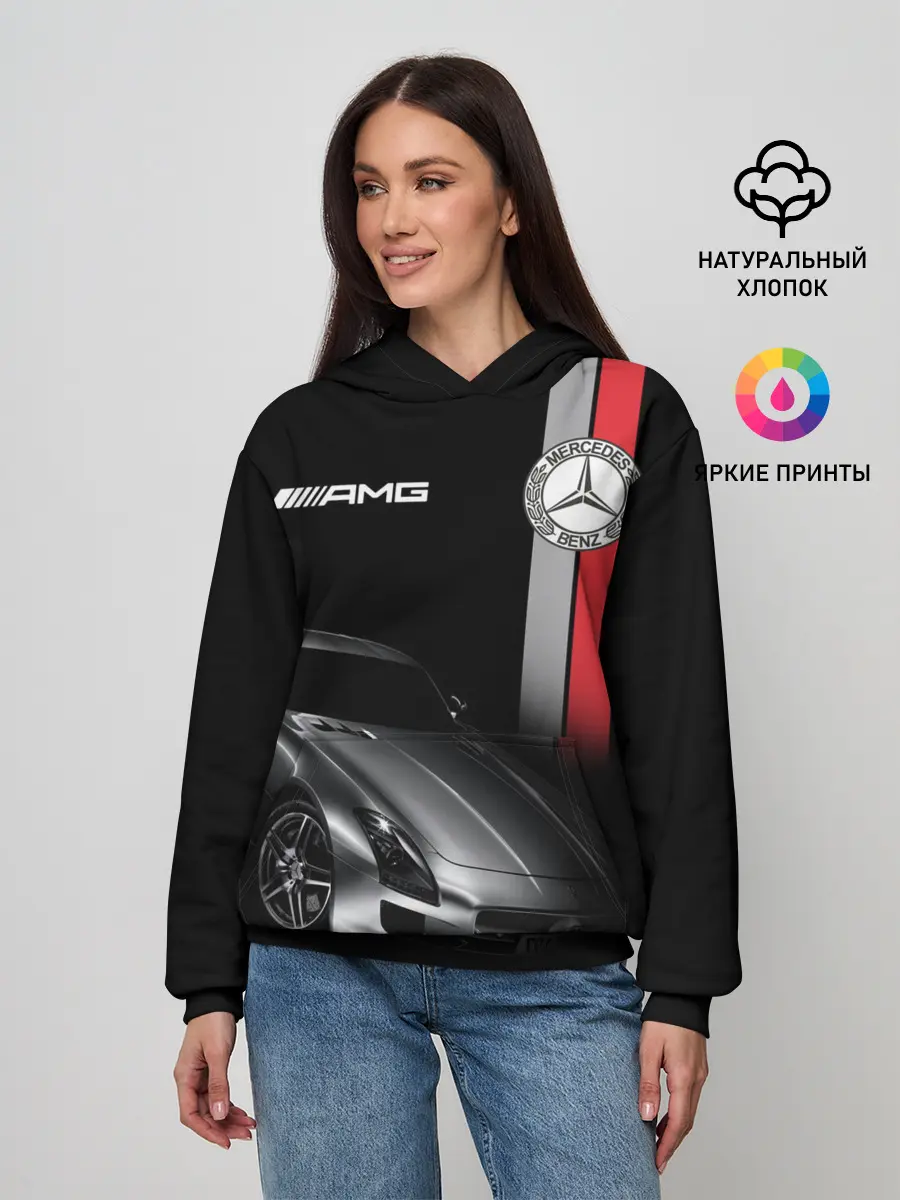 Женское худи / MERCEDES BENZ AMG