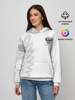 Женское худи / Russia | MSKSide Colorless