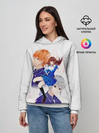 Женское худи / Корзинка фруктов