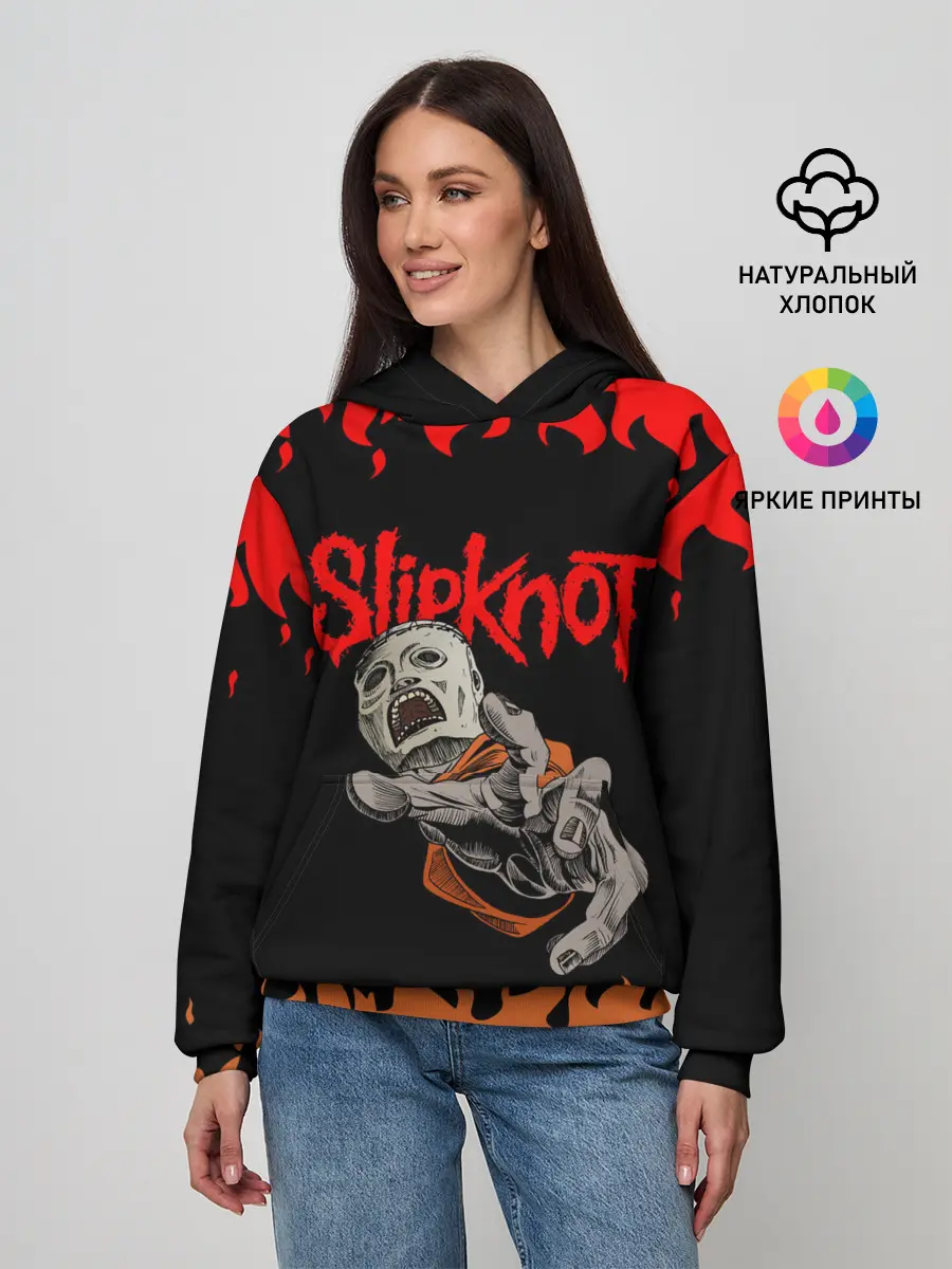 Женское худи / Кори Тейлор | СЛИПКНОТ