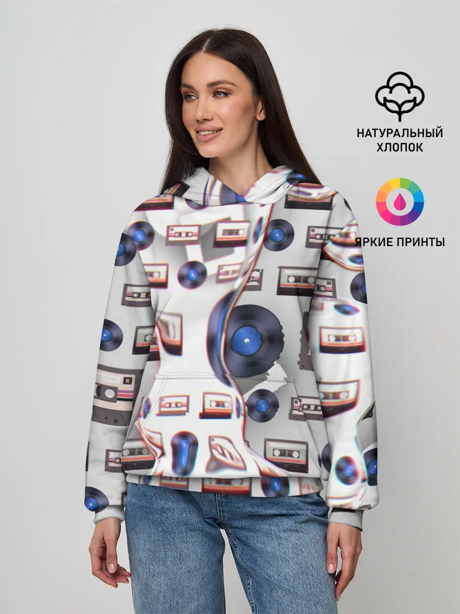 Женское худи / дискотека 80