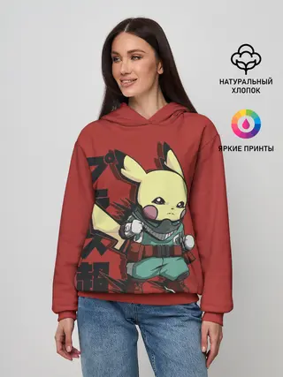 Женское худи / Аттака Пикачу