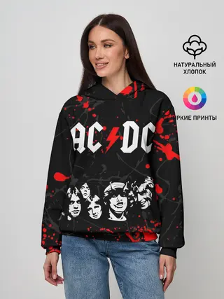 Женское худи / AC DC HIGHWAY TO HELL