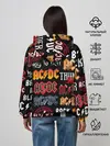 Женское худи / AC DC LOGOBOMBING