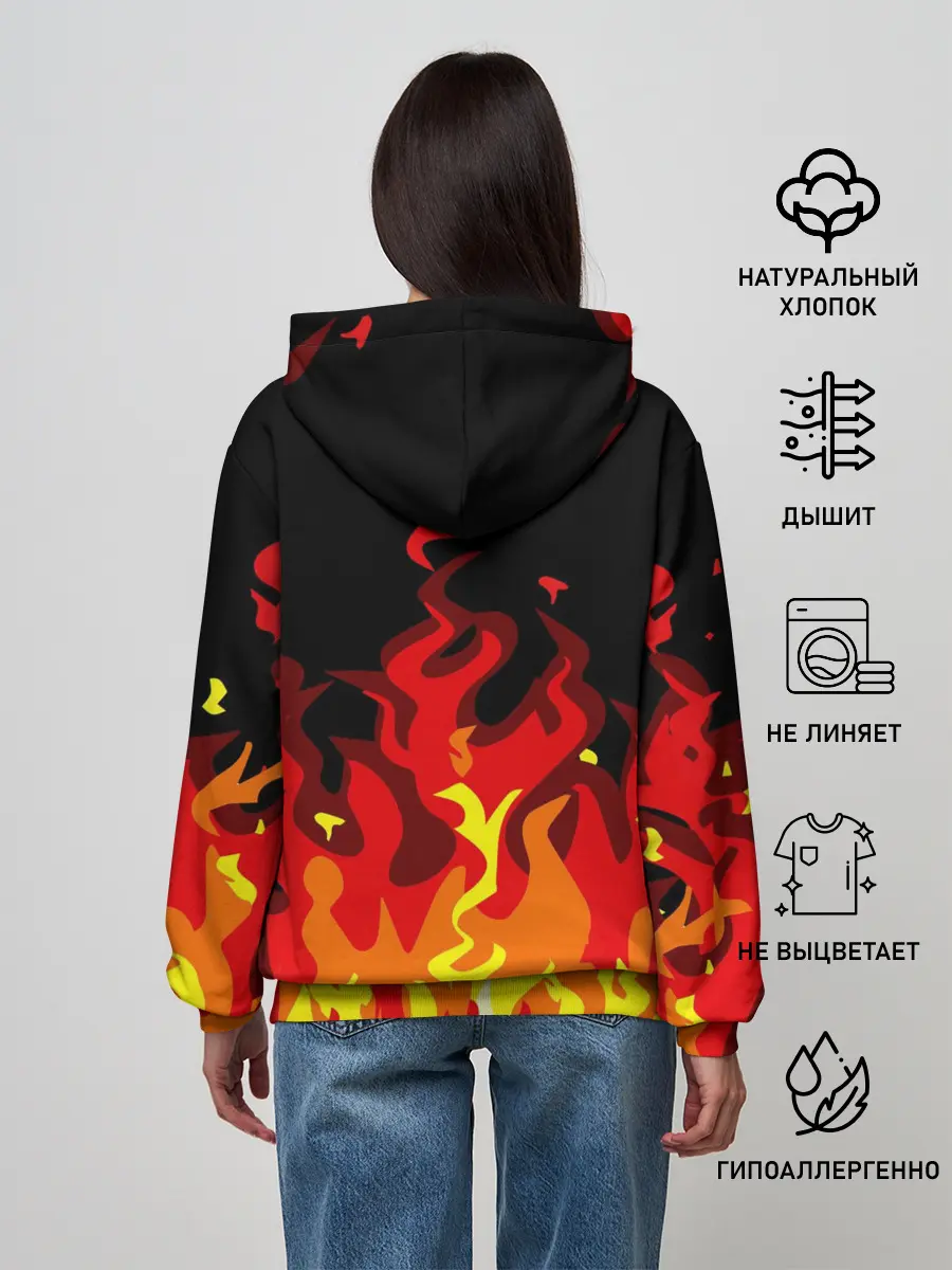 Женское худи / AC DC HIGHWAY TO HELL