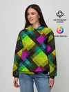 Женское худи / Абстрактный разноцветный узор