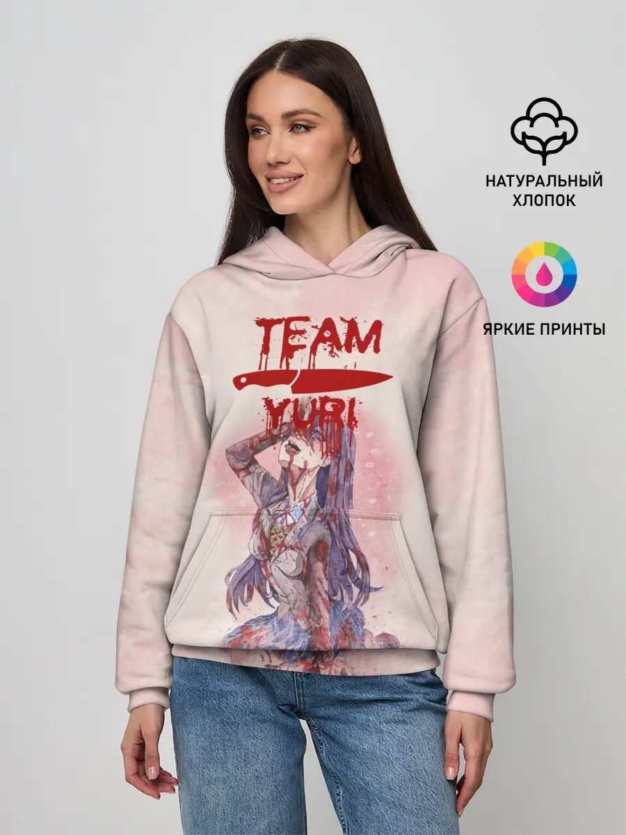 Женское худи / Team Yuri | Доки Доки