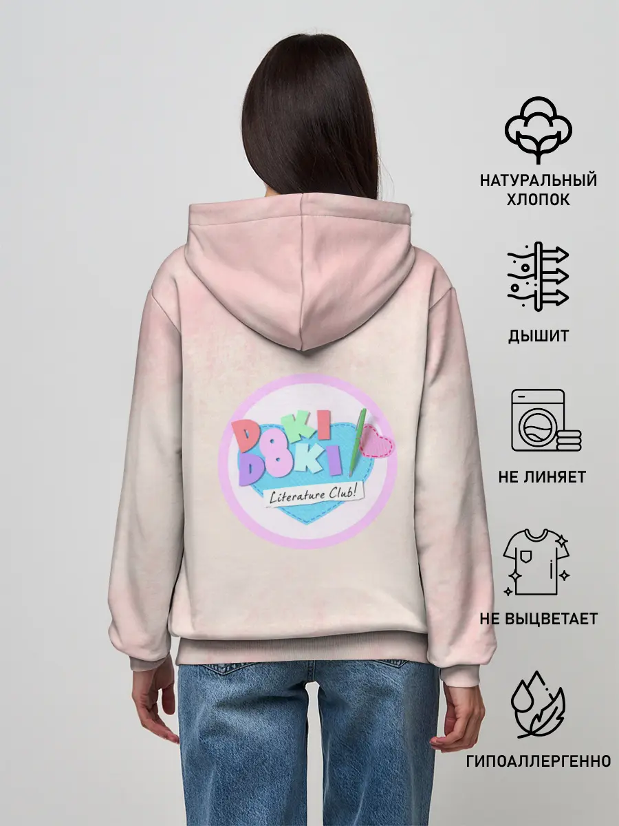 Женское худи / Team Yuri | Доки Доки