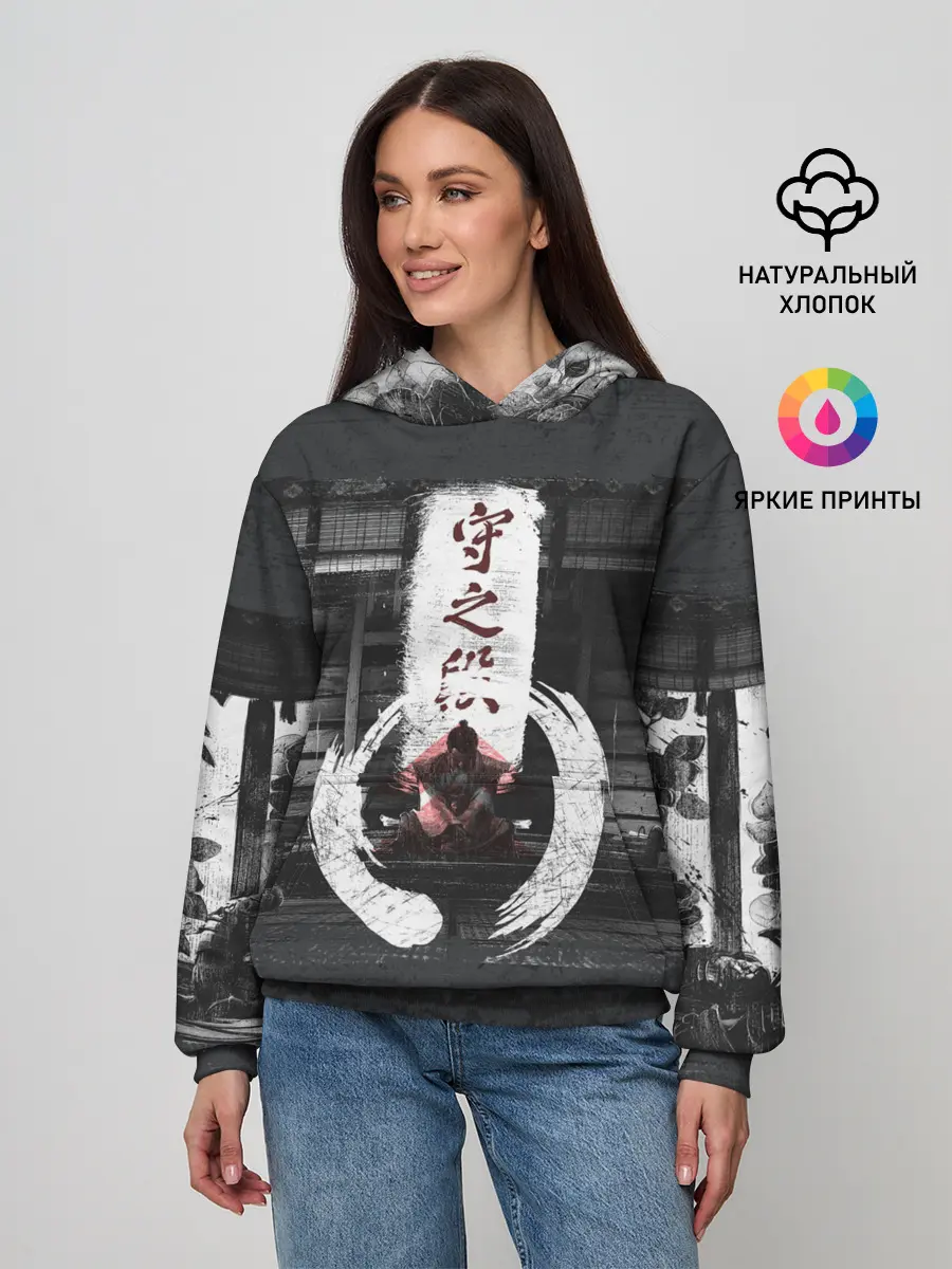 Женское худи / Самурай | Призрак Цусимы