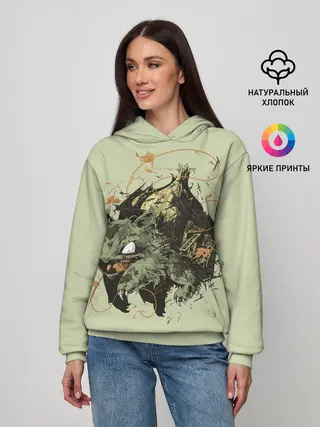 Женское худи / Horror Bulbasaur