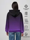 Женское худи / Ночной градиент | Фиолетовый
