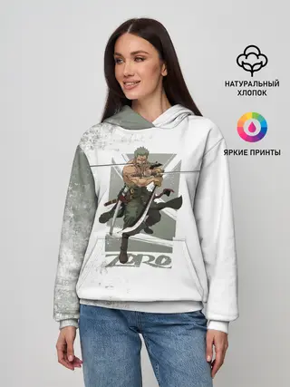 Женское худи / Зоро One Piece. Большой куш