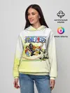 Женское худи / One Piece пираты Соломенной Шляпы