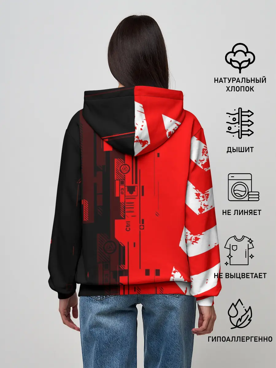 Женское худи / DERBI / ДЕРБИ / ТЕХНО