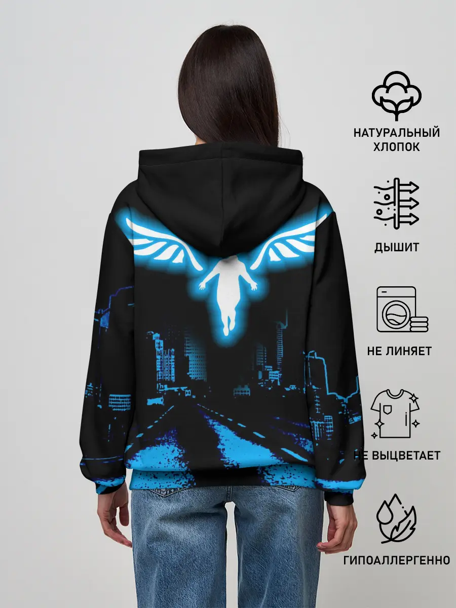 Женское худи / Баджи На Байке