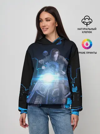 Женское худи / Баджи На Байке