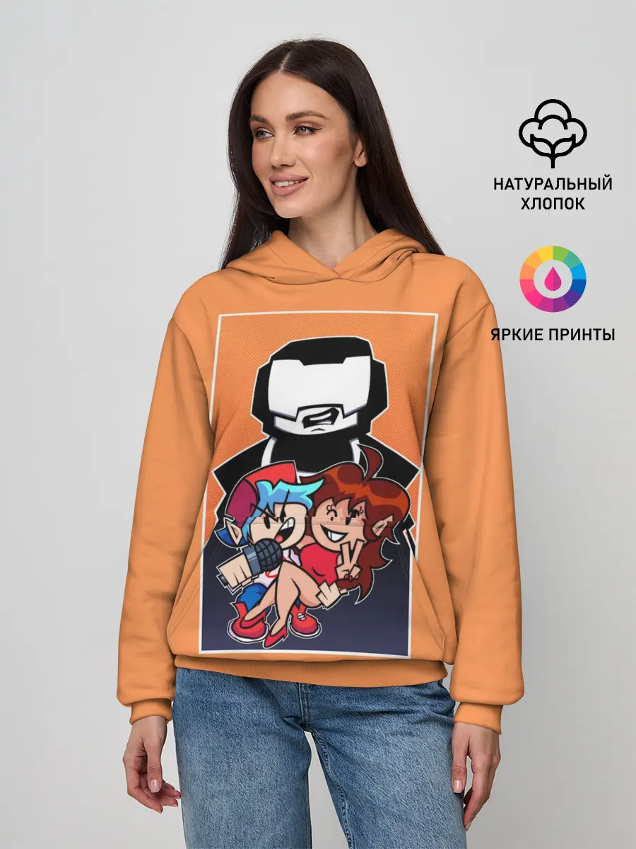 Женское худи / Boyfriend, Girlfriend, Tankman