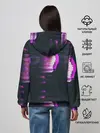 Женское худи / Розовый глитч