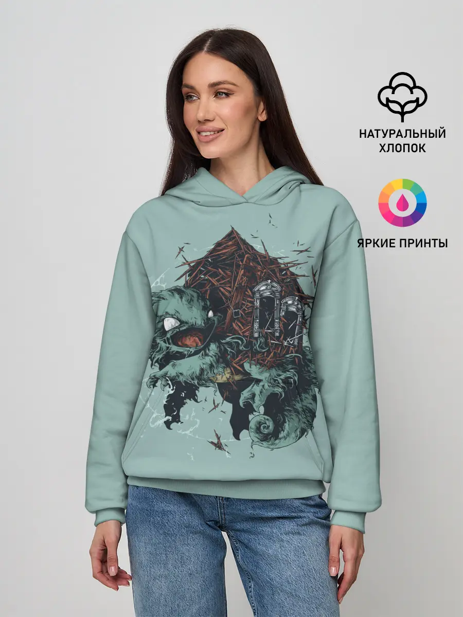 Женское худи / Домик Сквиртла