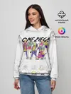 Женское худи / One Piece. Большой куш на стиле