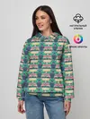 Женское худи / Геометрический глитч