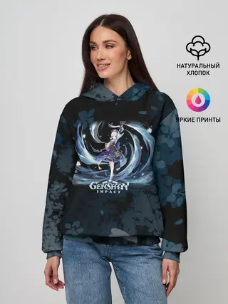 Женское худи / Genshin Impact - Аяка