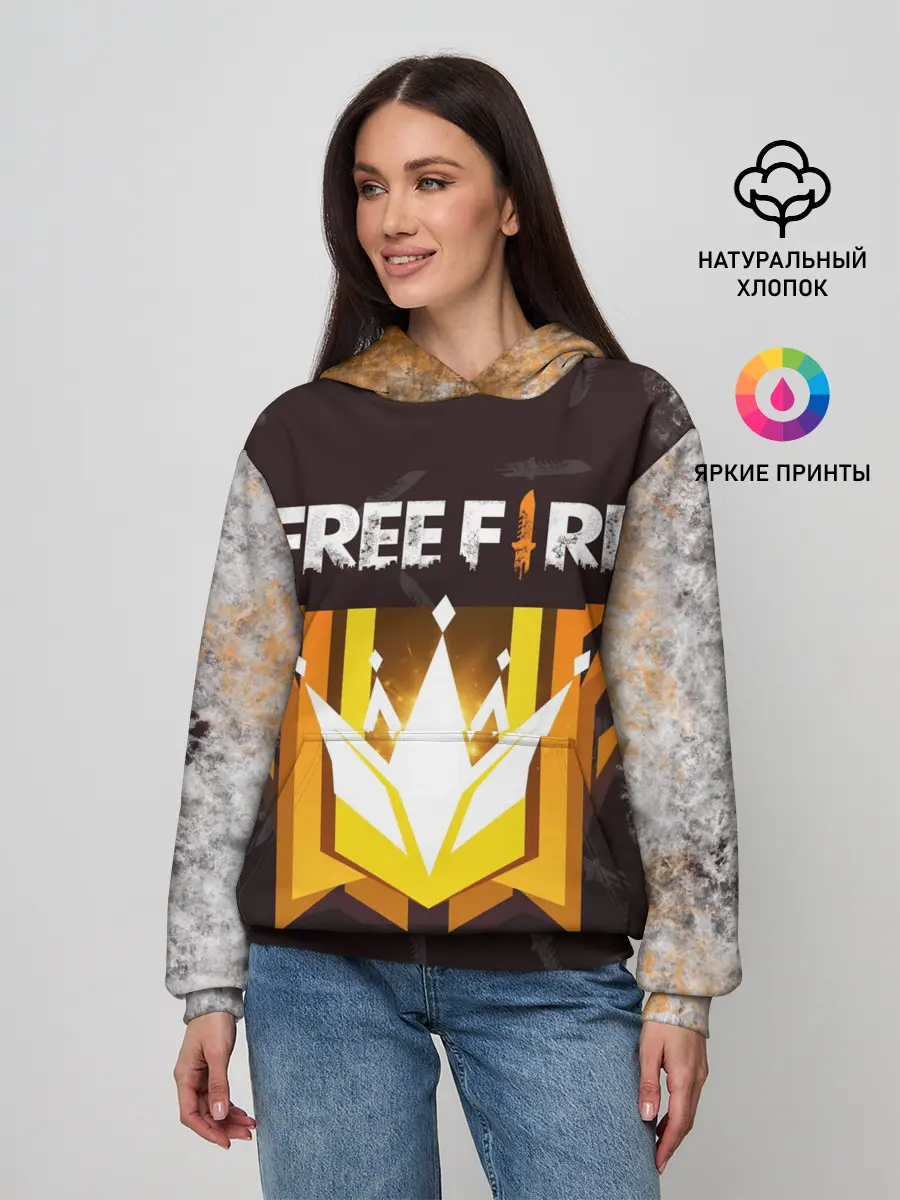Женское худи / Free Fire | Фри фаер