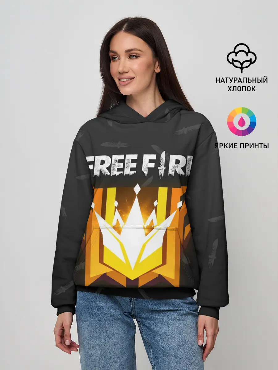 Женское худи / Free Fire | Фри фаер