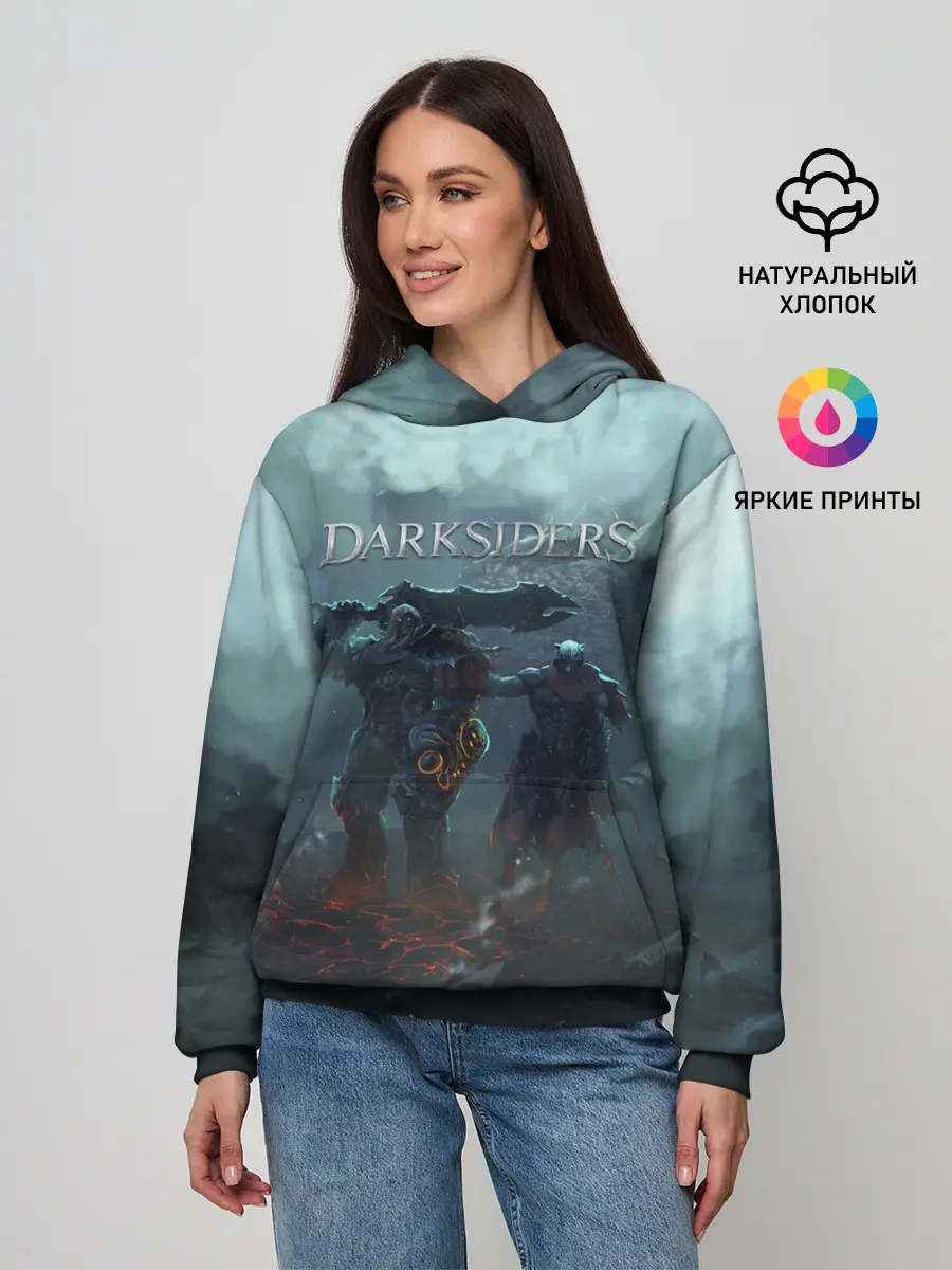 Женское худи / Darksiders | Гнев Войны