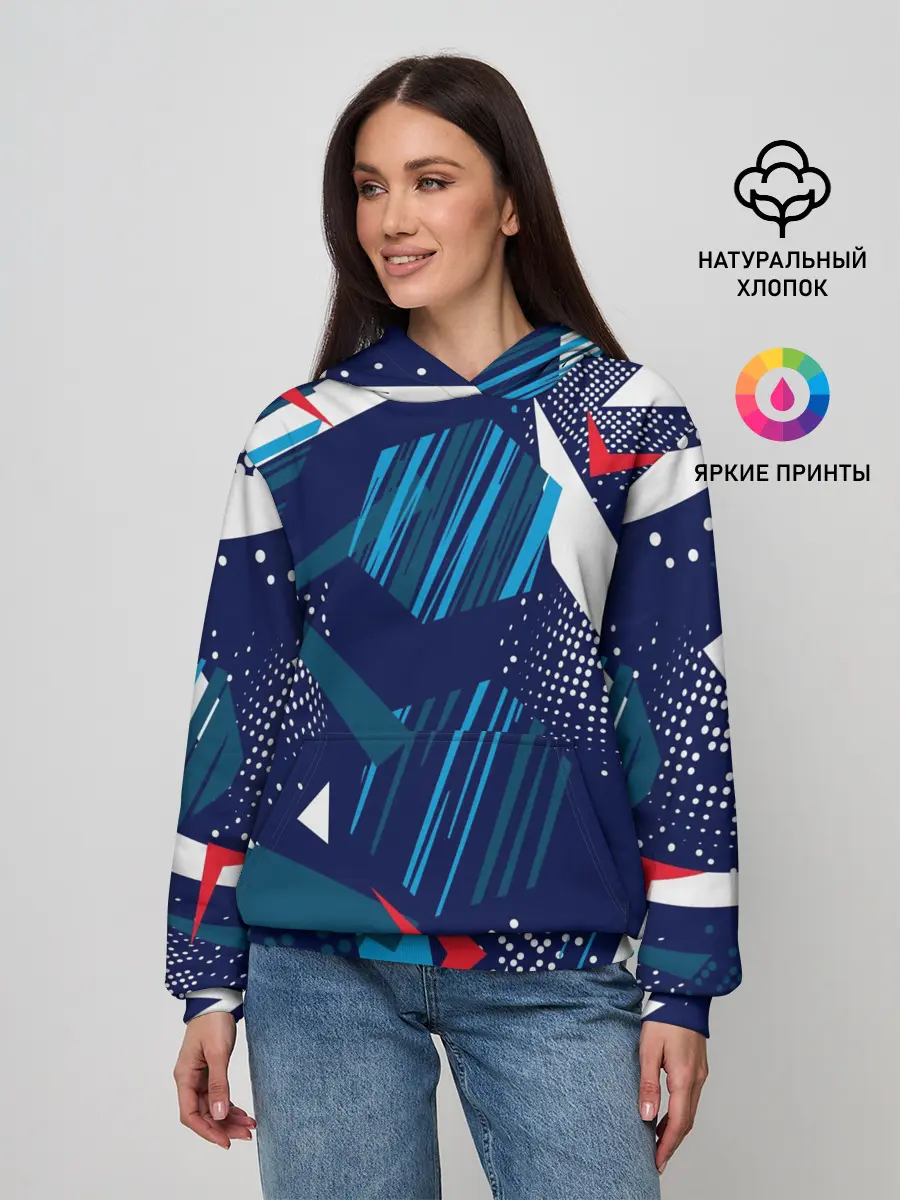 Женское худи / Геометрия