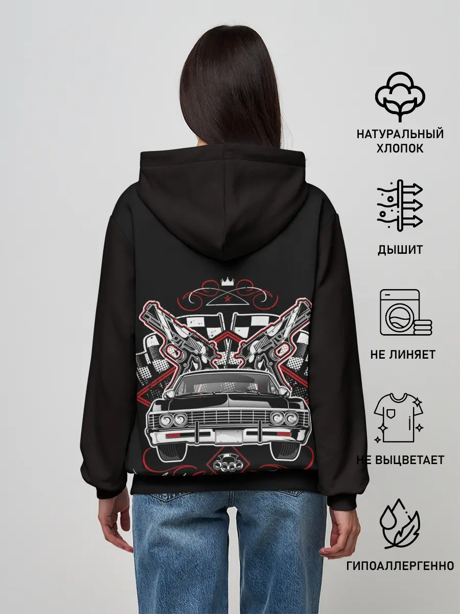 Женское худи / МАШИНА
