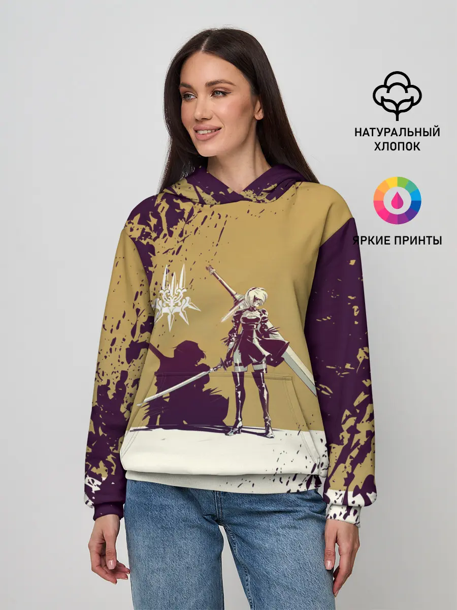 Женское худи / Yorha 2B | Nier Automata