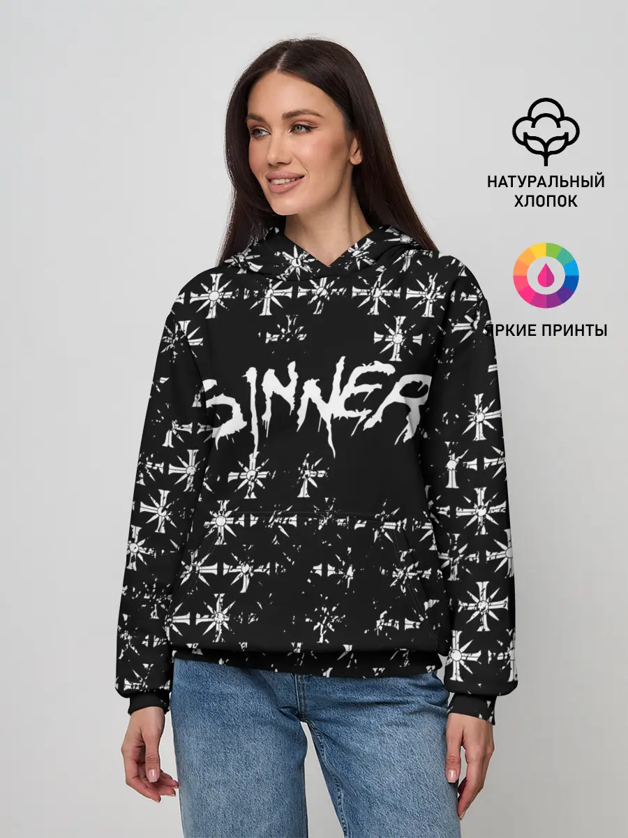 Женское худи / FAR CRY 5 ГРЕШНИК / SINNER