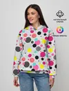 Женское худи / Горох разноцветный.