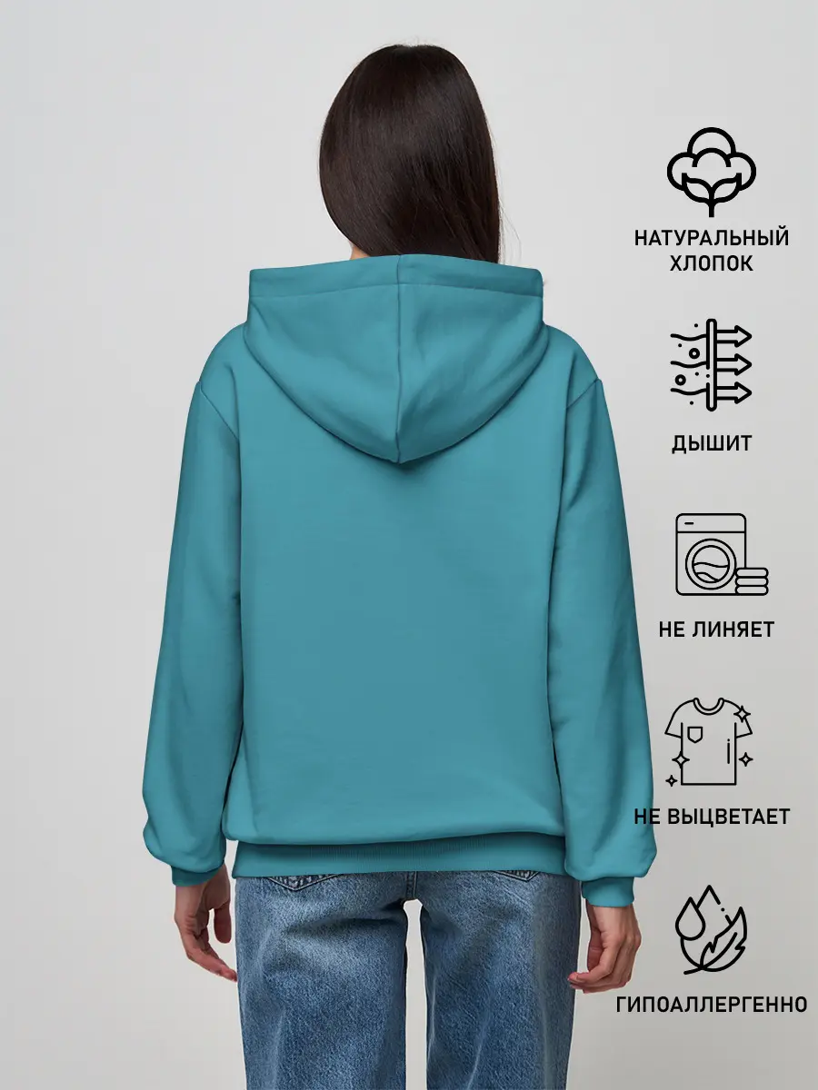 Женское худи / СИРЕНОГОЛОВЫЙ И ДЕВОЧКА