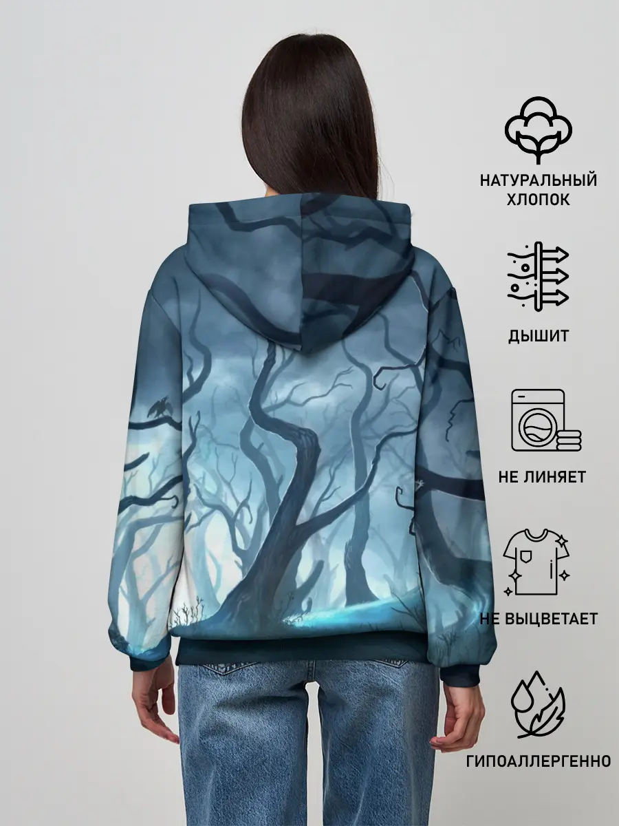 Женское худи / ДРЕМУЧИЙ ЛЕС