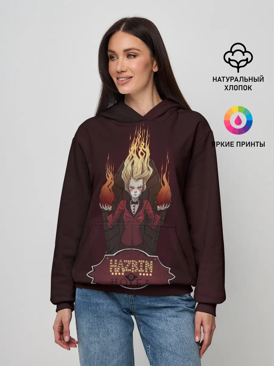 Женское худи / Горящая Чарли