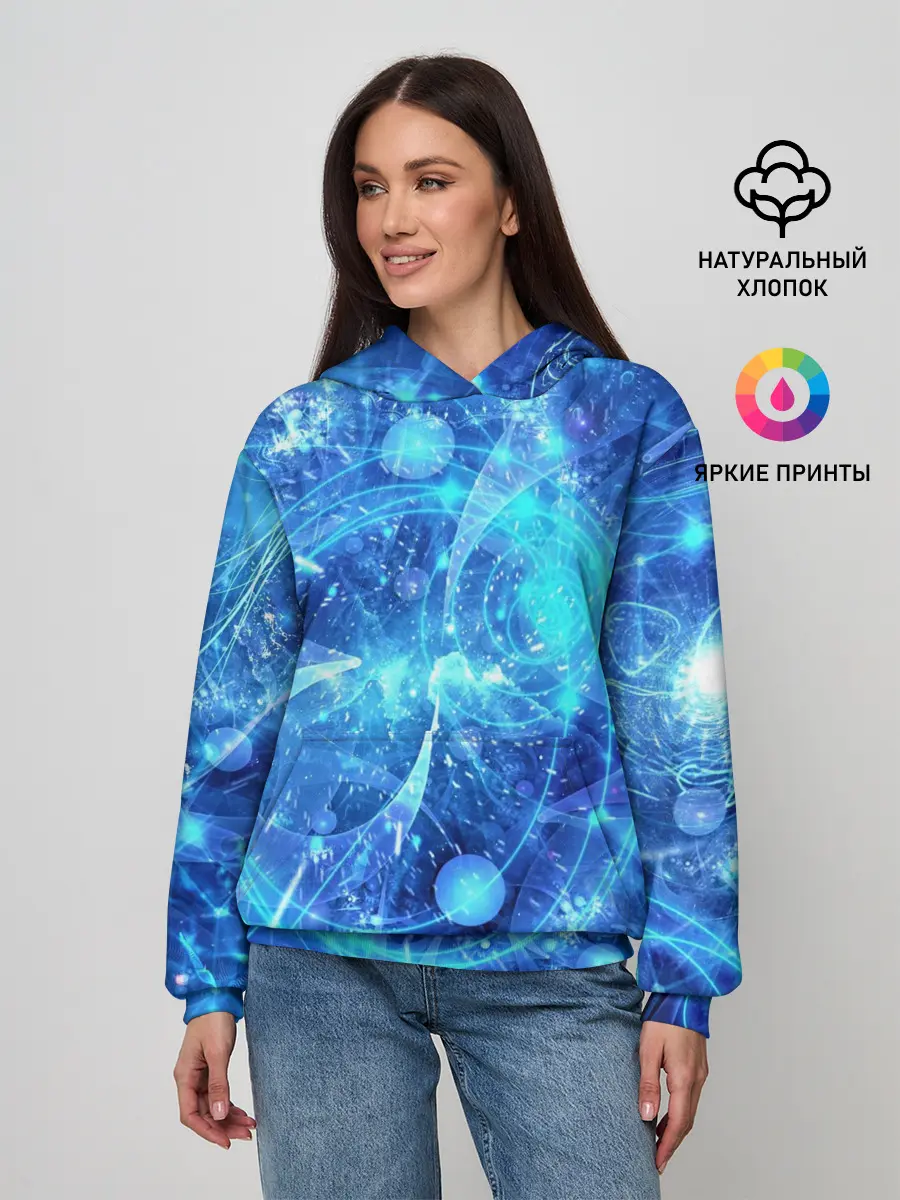 Женское худи / Вибрация воздуха