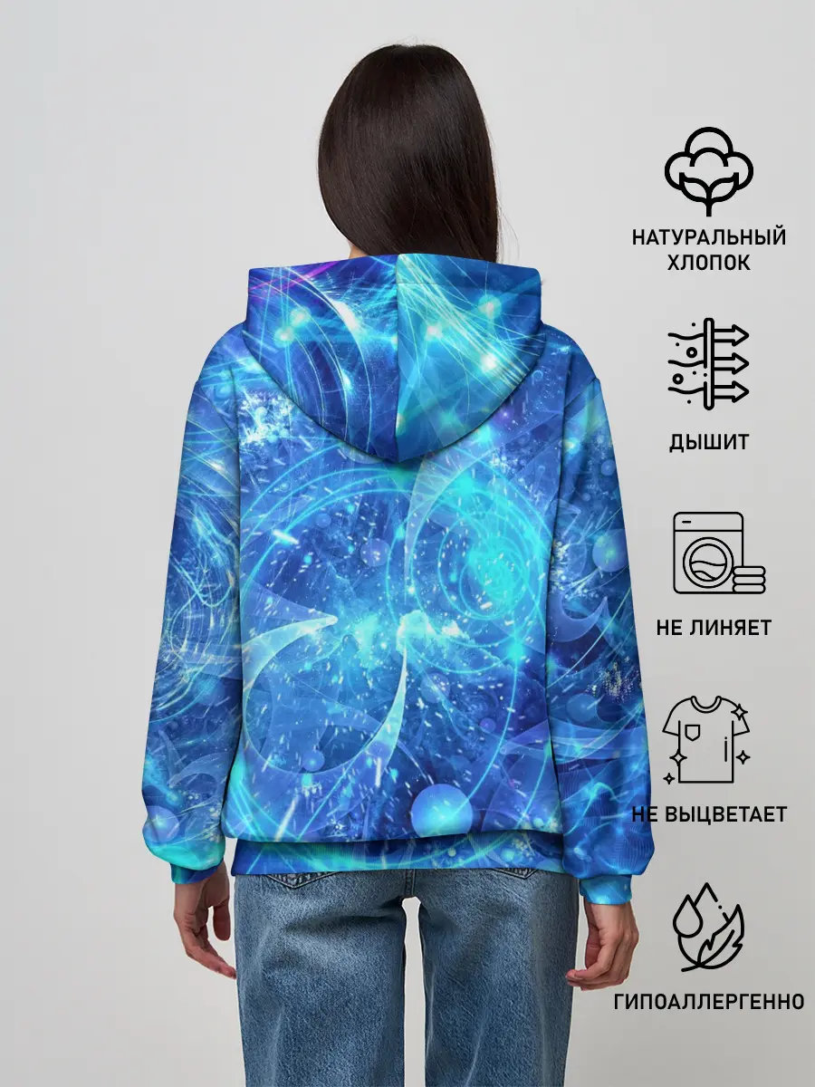 Женское худи / Вибрация воздуха