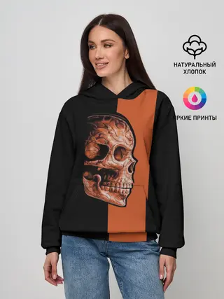 Женское худи / Череп