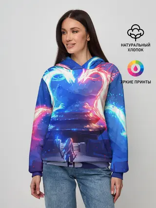 Женское худи / БИТВА ДРАКОНОВ